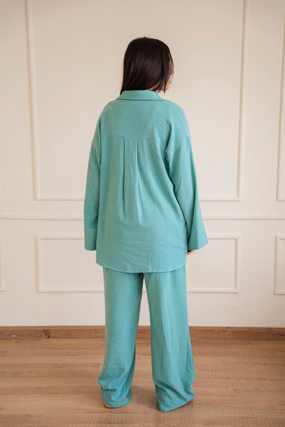 Lino - set in Teal