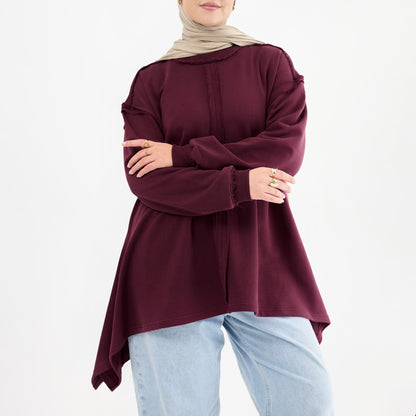 Drift Sweatshirt Maroon
