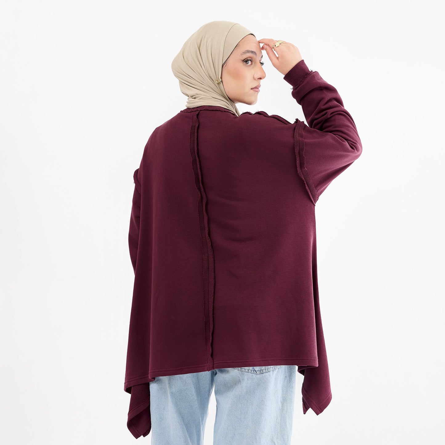 Drift Sweatshirt Maroon