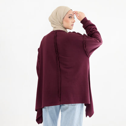 Drift Sweatshirt Maroon