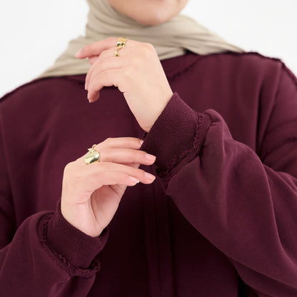 Drift Sweatshirt Maroon