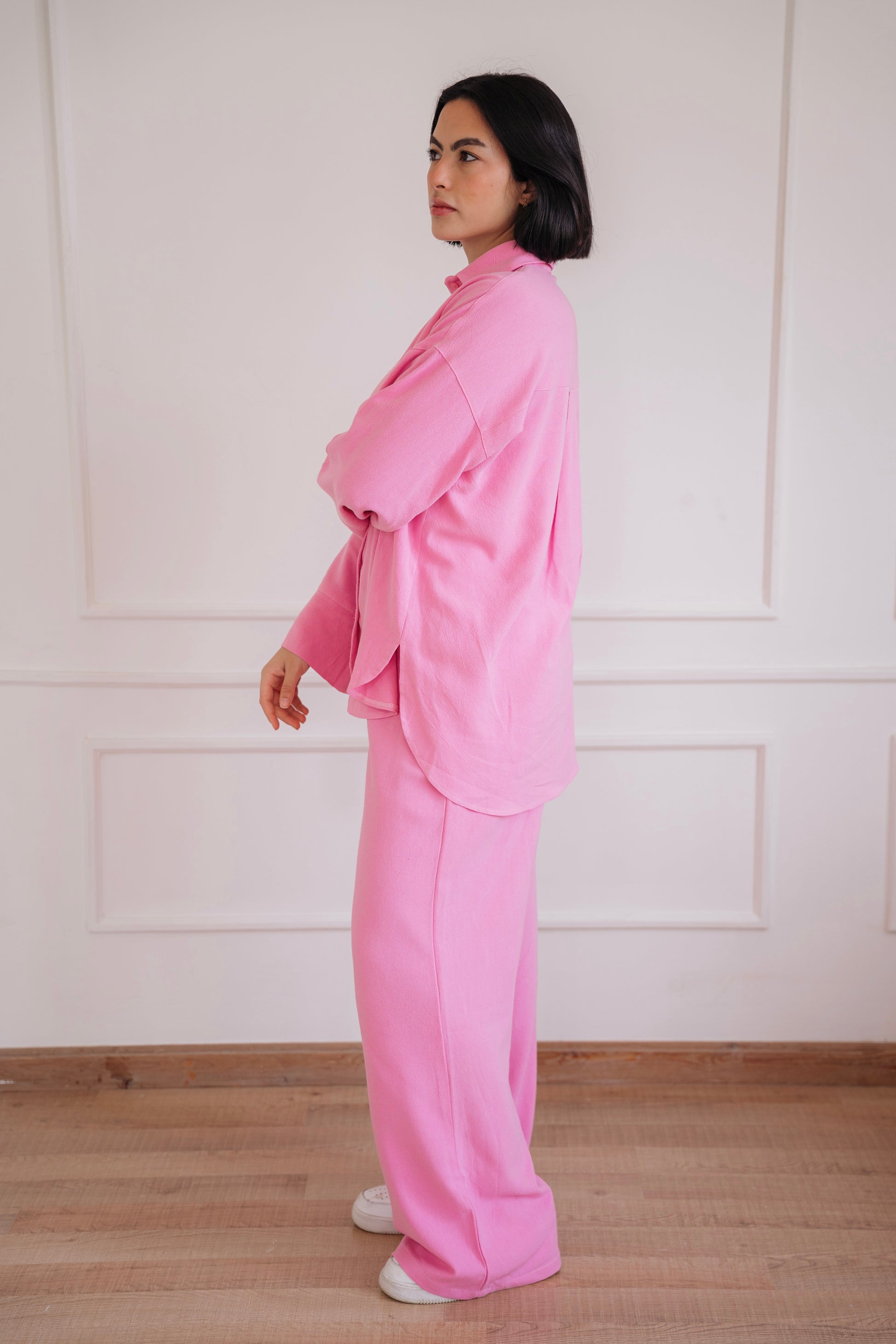 Lino - set in Candy pink