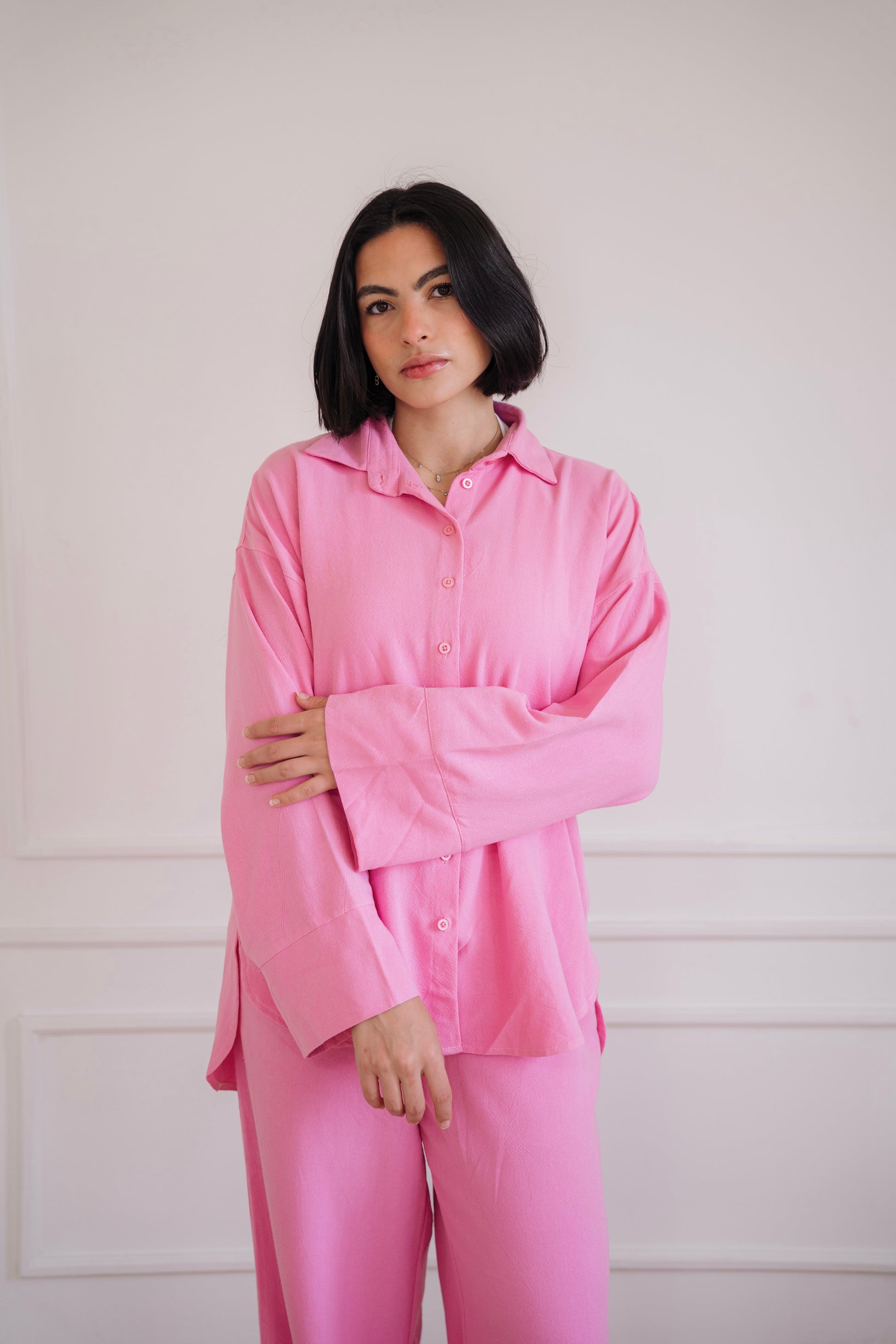 Lino - set in Candy pink