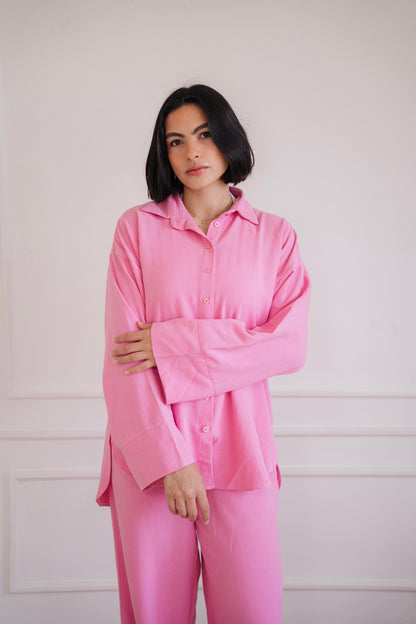 Lino - set in Candy pink