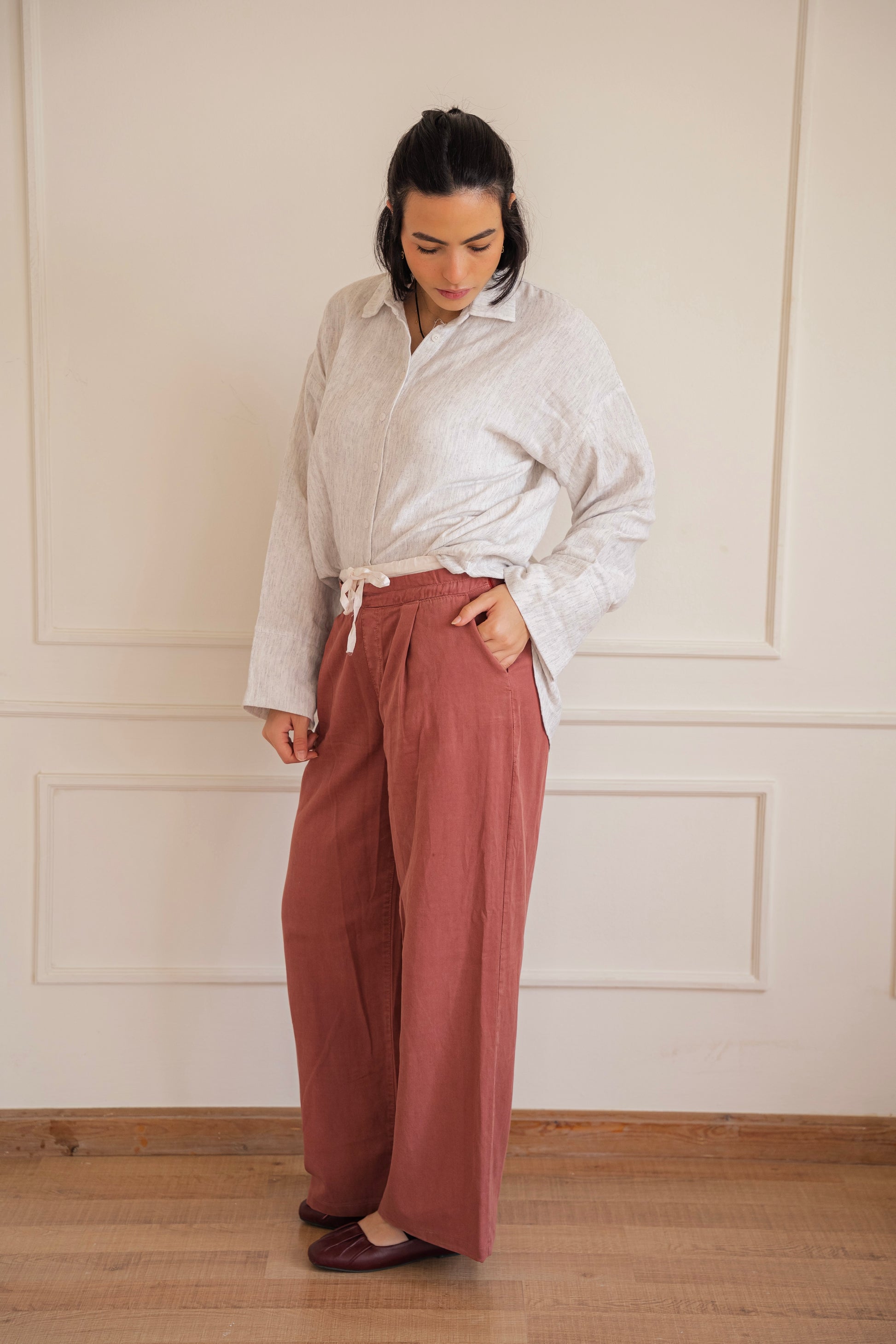 Foggy Ash - Cotton Muslin