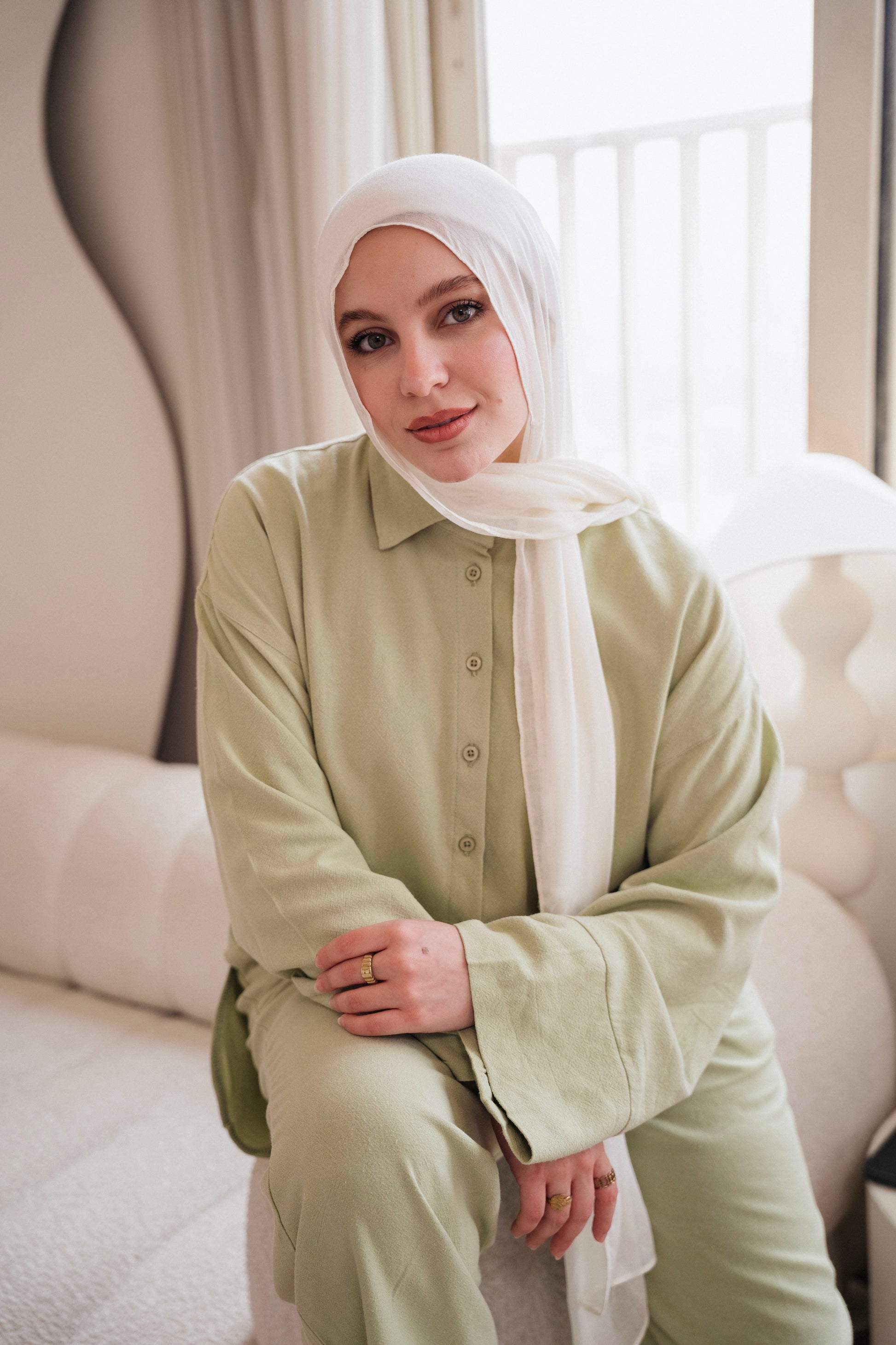 Lino - set in Pistachio