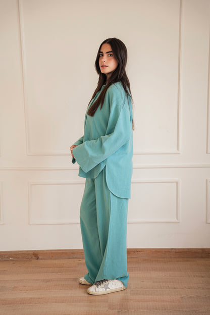 Lino - set in Teal