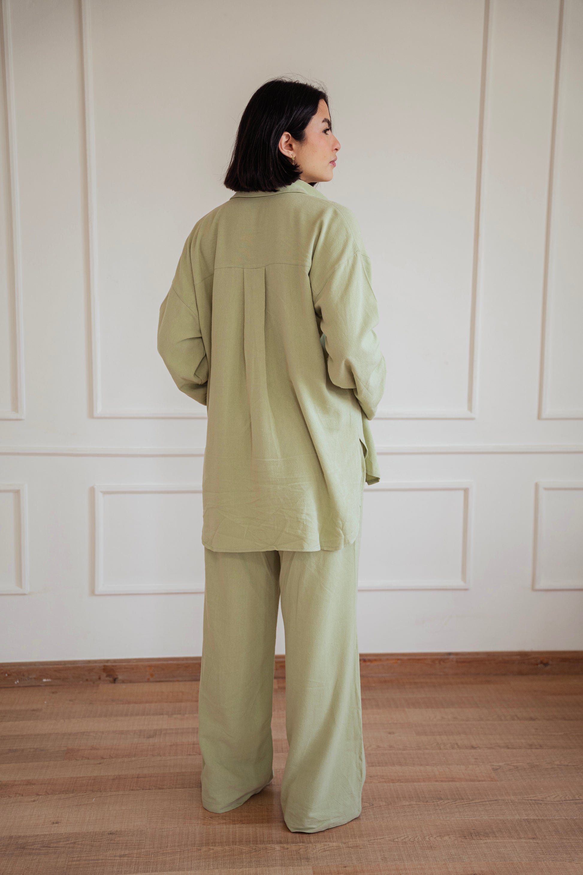 Lino - set in Pistachio