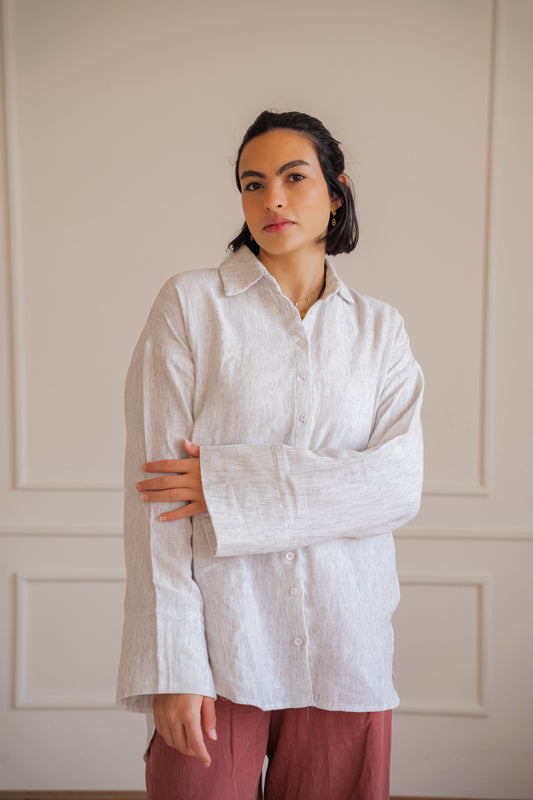 Foggy Ash - Cotton Muslin