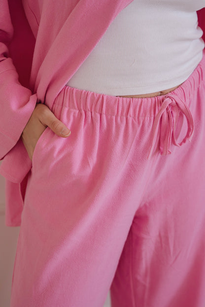 Lino - set in Candy pink