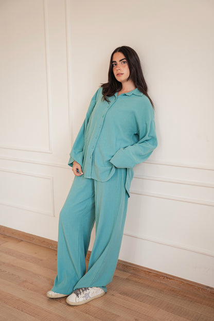 Lino - set in Teal