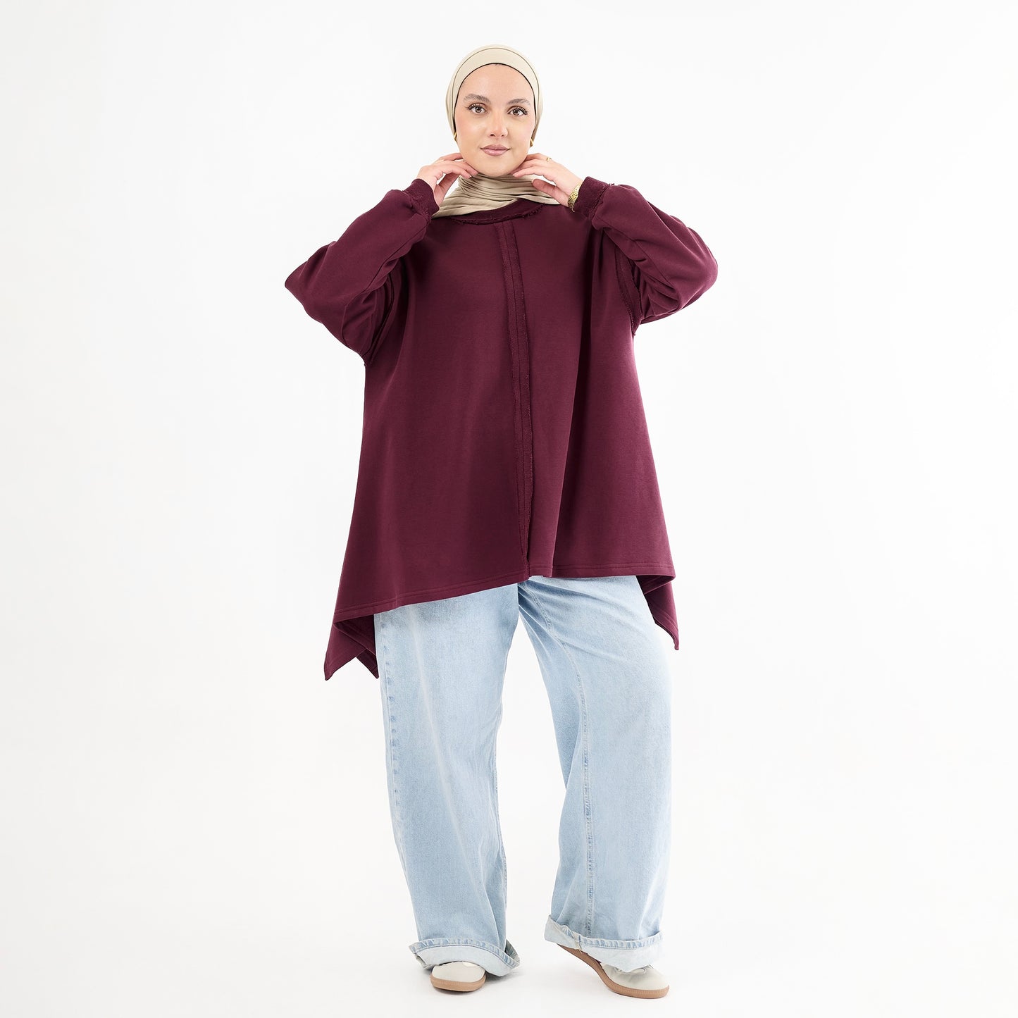 Drift Sweatshirt Maroon