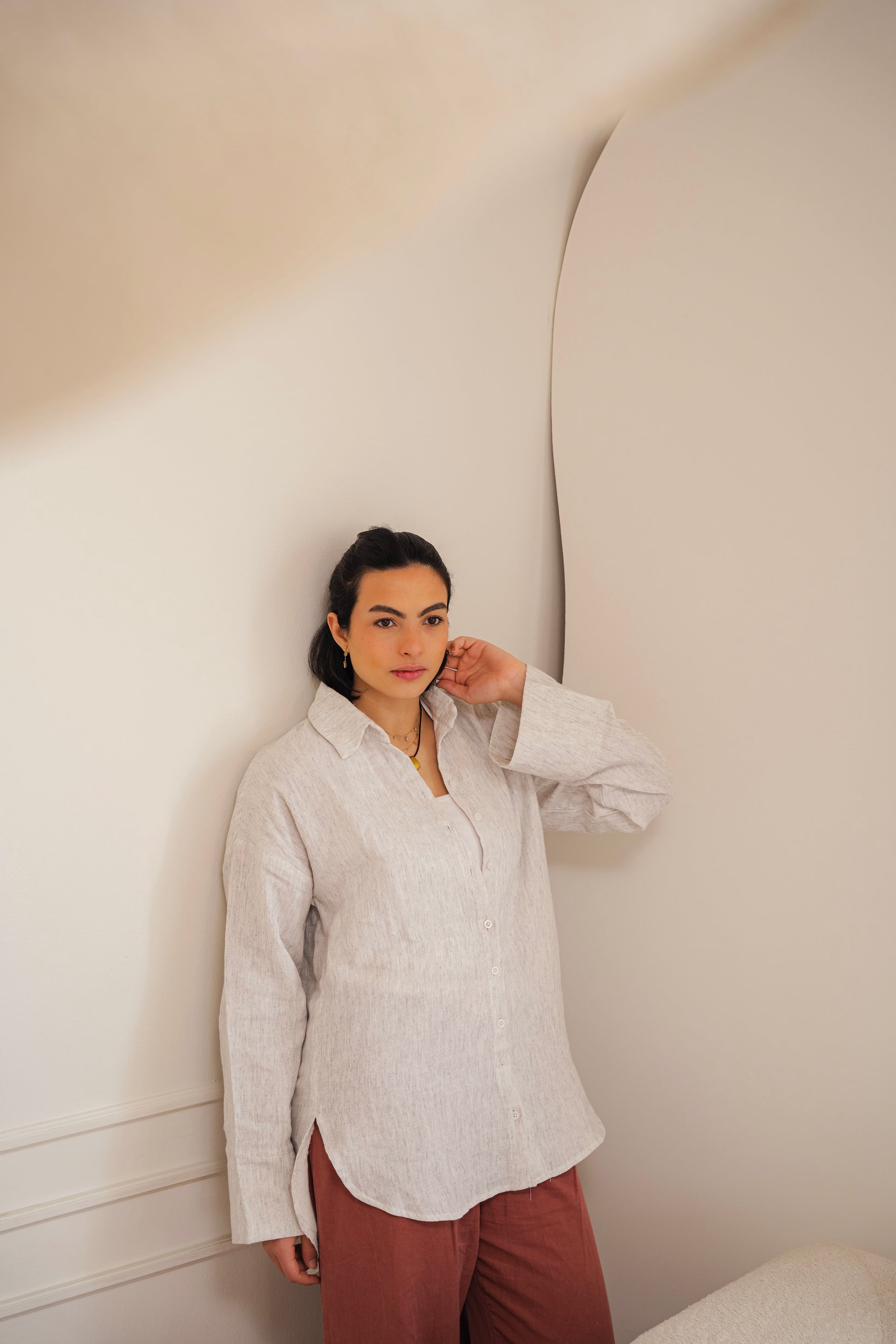 Foggy Ash - Cotton Muslin