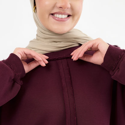 Drift Sweatshirt Maroon