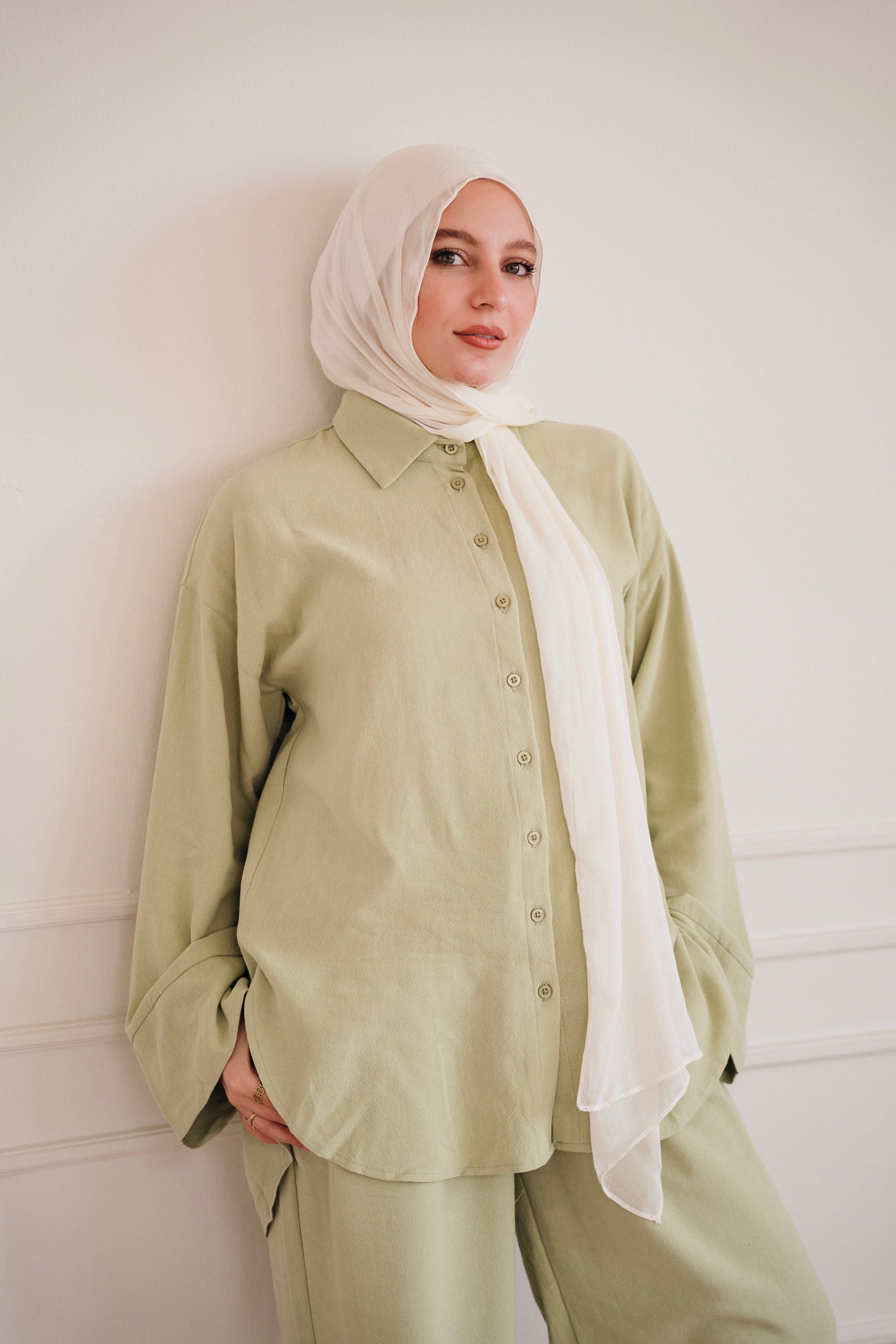 Lino - set in Pistachio