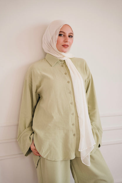 Lino - set in Pistachio