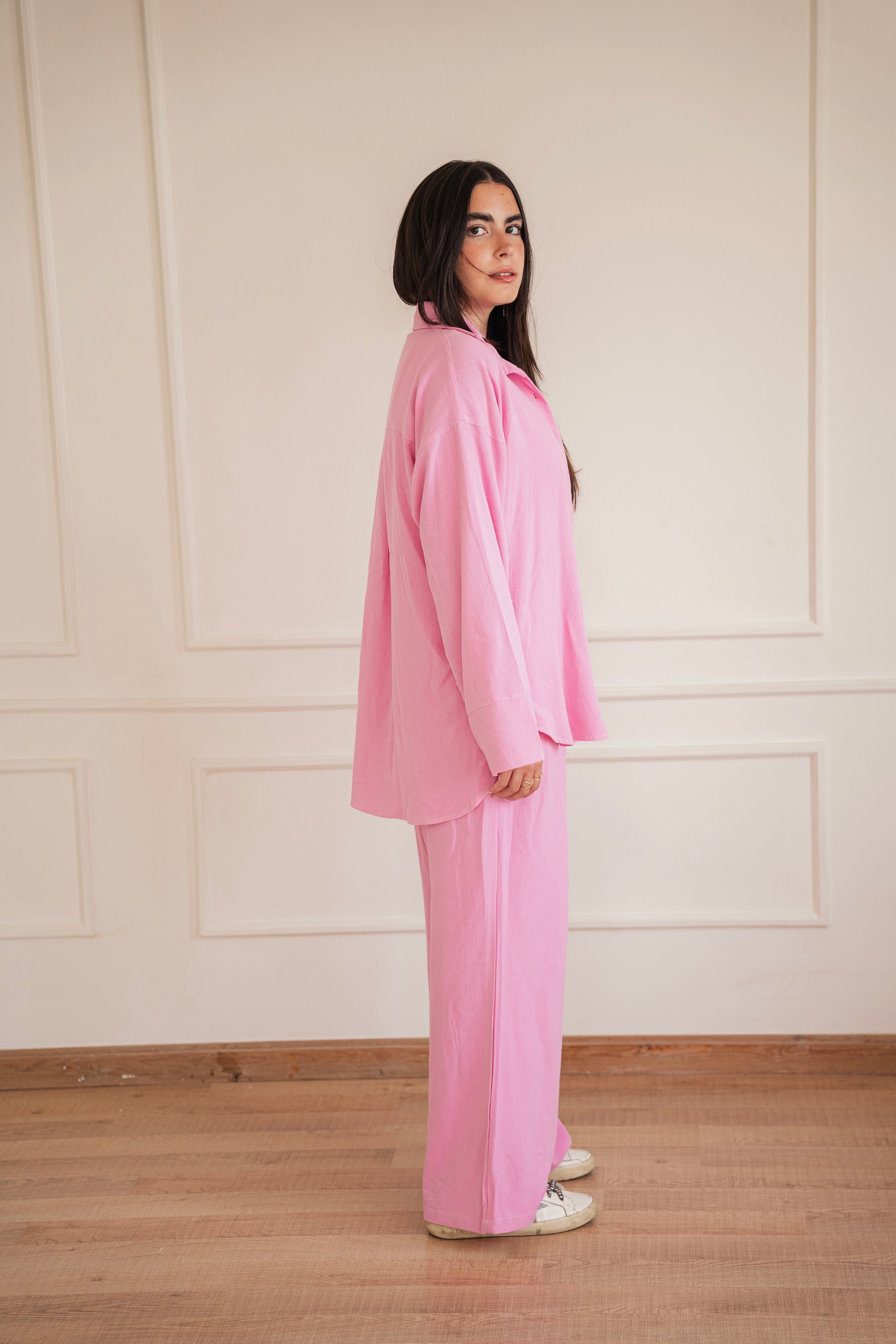 Lino - set in Candy pink