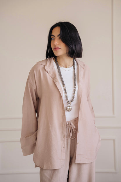 Crinkled - set in Beige