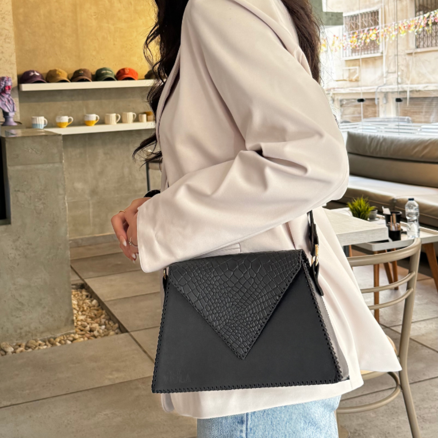 Genuine leather - Envelope bag